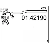 MTS 01.42190 Voorpijp