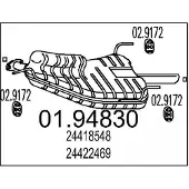 MTS 01.94830 Einddemper