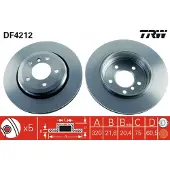 TRW DF4212 Remschijf