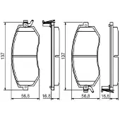Bosch 0 986 495 125 Remblokken