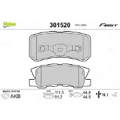 Valeo 301520 Remblokken