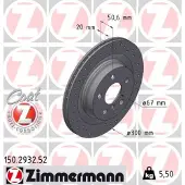 ZIMMERMANN 150.2932.52 Remschijf