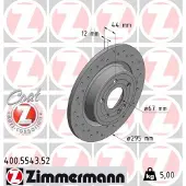 ZIMMERMANN 400.5543.52 Remschijf