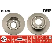 TRW Remschijf DF1593
