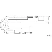 METZGER 10.6037 Handremkabel