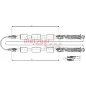 METZGER 321.20 Handremkabel