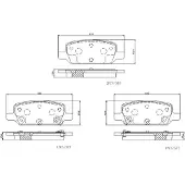 Brembo Remblokkenset, schijfrem P 09 027E