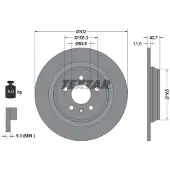 Textar Remschijf 92162903 achter, compleet, 1 stuk