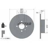Textar Remschijf 92034203 achter, volledig, 1 Stuk