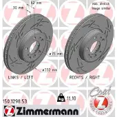 ZIMMERMANN 150.1298.53 Remschijf