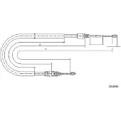 METZGER 10.6036 Handremkabel
