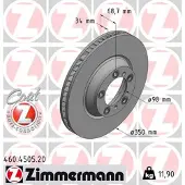 ZIMMERMANN 460.4505.20 Remschijf