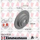 ZIMMERMANN 530.2459.20 Remschijf
