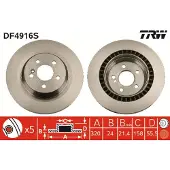 TRW DF4916S Remschijf