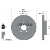 Textar 92115205 Remschijf