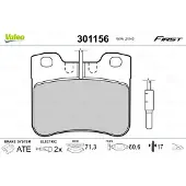 Valeo 301156 Remblokken