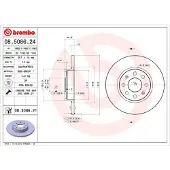 Brembo 08.5086.21 Remschijf