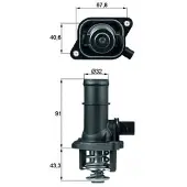 MAHLE ORIGINAL TI 16 105 Thermostaat, koelvloeistof
