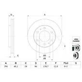Bosch 0 986 479 F45 Remschijf
