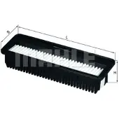 MAHLE ORIGINAL LX 2793 Luchtfilter