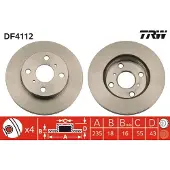 TRW DF4112 Remschijf