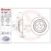 Brembo 08.6897.11 Remschijf