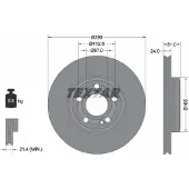 Textar 92323505 Remschijf