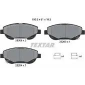 Textar Remblokset 2500601, voor