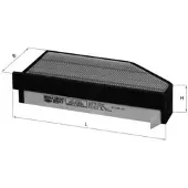 MAHLE ORIGINAL LX 1710 Luchtfilter