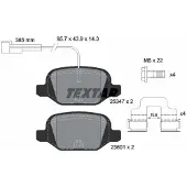 Textar 2534701 Remblokken
