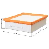MAGNETI MARELLI 154703911960 Luchtfilter