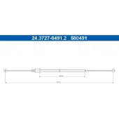 Ate 24.3727-0491.2 Handremkabel