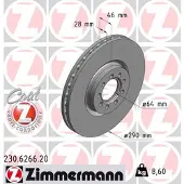 ZIMMERMANN 230.6266.20 Remschijf