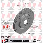 ZIMMERMANN 290.2269.52 Remschijf