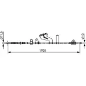 Bosch 1 987 482 654 Handremkabel
