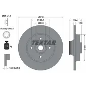 Textar Remschijf 92168703 achter, volledig, 1 Stuk