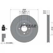 Textar 92097103 Remschijf