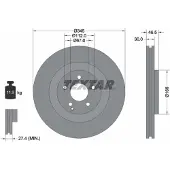 Textar 92123603 Remschijf