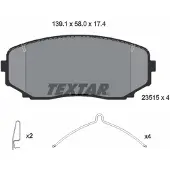 Textar Remblokset 2351503, voor