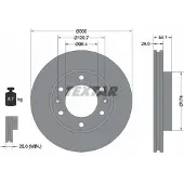 Textar 92164500 Remschijf