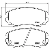 Brembo P 30 018X Remblokken