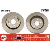 TRW DF4150 Remschijf