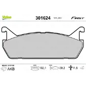 Valeo 301624 Remblokken