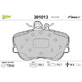 Valeo Remblokkenset, schijfrem 301013