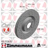 ZIMMERMANN 100.3326.52 Remschijf