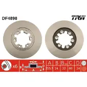 TRW DF4898 Remschijf