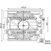 MAHLE ORIGINAL Radiator ventilator ACF 24 000S