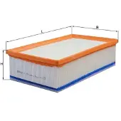 Knecht MAHLE luchtfilter LX 2996