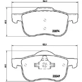 Brembo Remblokkenset, schijfrem P 86 020