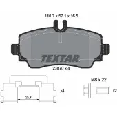 Textar Remblokset 2307004, voor